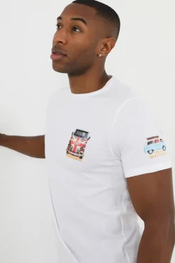 Brave Soul Camiseta de furgonetas manga corta^Hombre Camisetas