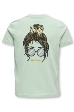 Only Girls Camiseta de manga corta con estampado frontal^Niños Camisetas