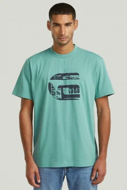 G-STAR Camiseta de manga corta con logo^Hombre Camisetas