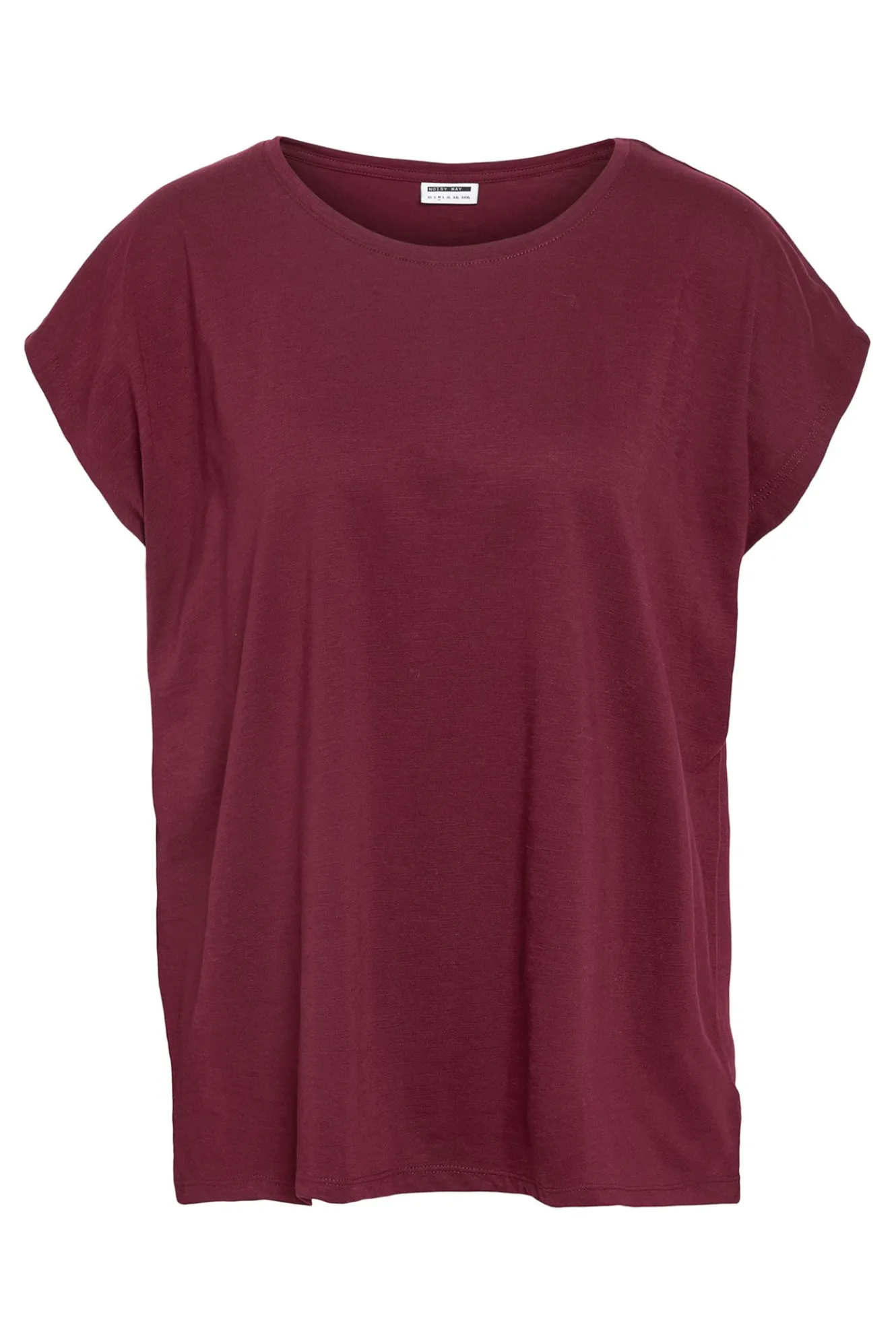 Noisy May Camiseta de manga corta con cuello redondo^Mujer Camisetas|Basic Bar