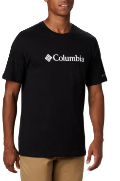 Columbia Camiseta de manga corta de algod&oacute;n org&aacute;nico Basic Logo&trade; de para hombre^Hombre Deporte
