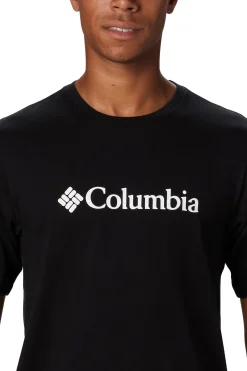 Columbia Camiseta de manga corta de algod&oacute;n org&aacute;nico Basic Logo&trade; de para hombre^Hombre Deporte