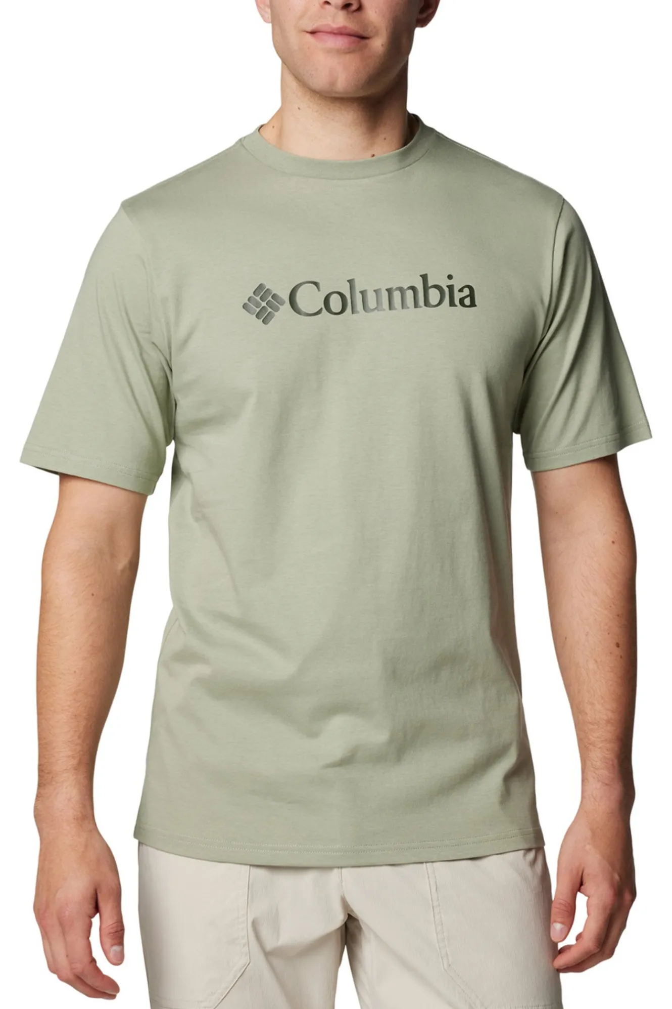 Columbia Camiseta de manga corta de algod&oacute;n^Hombre Deporte