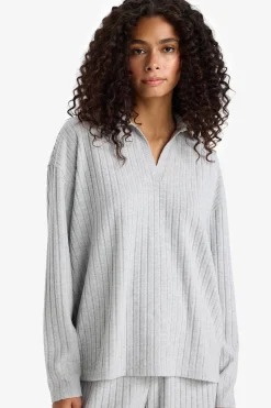 DeFacto Camiseta de manga larga^Mujer Total Look