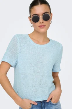 Only Camiseta de punto manga corta^Mujer Camisetas
