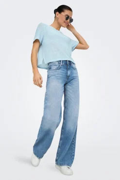 Only Camiseta de punto manga corta^Mujer Camisetas