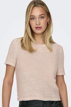 Only Camiseta de punto manga corta^Mujer Camisetas