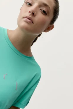 Born Living Yoga Camiseta deportiva Azami verde^Mujer Deporte