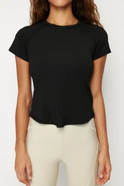 Trendyol Camiseta deportiva manga corta^Mujer Deporte