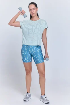 Only Play Camiseta deportiva mesh manca corta^Mujer Deporte