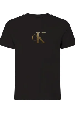 CK Jeans Camiseta dise&ntilde;o cristales brillantes^Mujer Camisetas