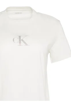 CK Jeans Camiseta dise&ntilde;o cristales brillantes^Mujer Camisetas