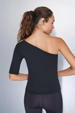 Dash and Stars Camiseta escote asim&eacute;trico bicolor^Mujer Deporte