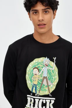 Inside Camiseta Estampado Rick And Mo^Hombre Camisetas