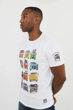 Brave Soul Camiseta furgonetas manga corta^Hombre Camisetas