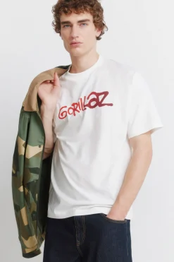 Springfield Camiseta Gorillaz^Hombre Camisetas