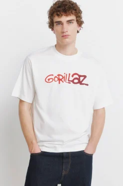 Springfield Camiseta Gorillaz^Hombre Camisetas