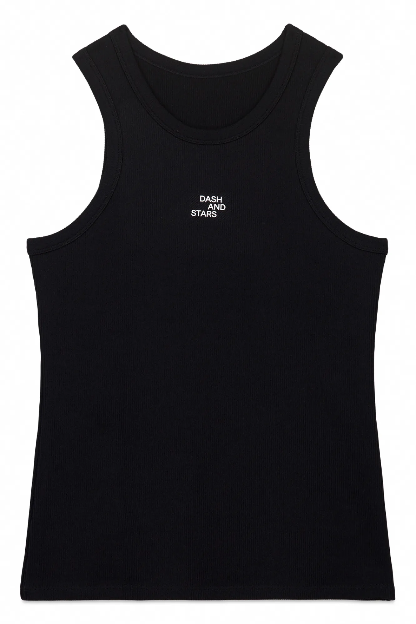 Dash and Stars Camiseta halter algodón canalé^Mujer Deporte