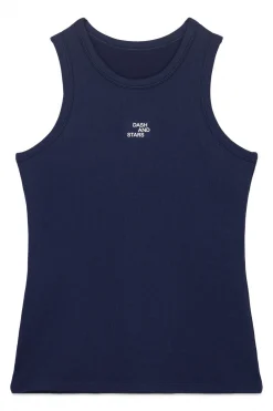 Dash and Stars Camiseta halter algodón canalé^Mujer Deporte