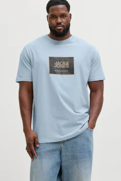 Jack & Jones PLUS Camiseta logo cuadrado^Hombre Camisetas