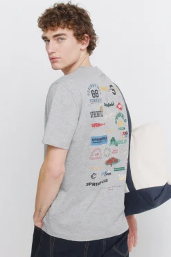 Springfield Camiseta logos vigor&eacute;^Hombre Camisetas