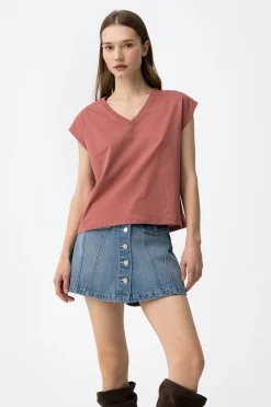 Tiffosi Camiseta manga corta^Mujer Camisetas