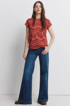 Springfield Camiseta manga corta algod&oacute;n^Mujer Camisetas