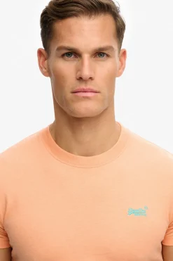 Superdry Camiseta manga corta b&aacute;sica con logotipo peque&ntilde;o^Hombre Camisetas