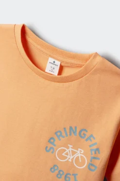 Springfield Kids Camiseta manga corta bici ni&ntilde;o^Niños Camisetas