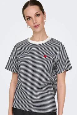 JDY Camiseta manga corta bordado^Mujer Camisetas