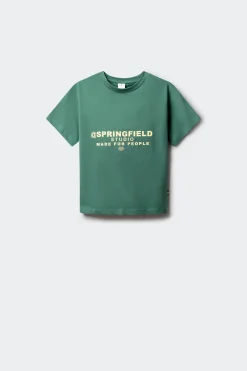 Springfield Kids Camiseta manga corta boxy niño^Niños Camisetas