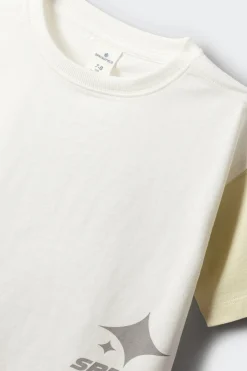 Springfield Kids Camiseta manga corta contrastes ni&ntilde;o^Niños Camisetas