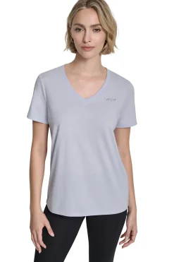 DKNY Camiseta manga corta cuello pico^Mujer Camisetas