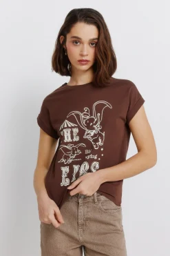 Springfield Camiseta manga corta disney^Mujer Camisetas