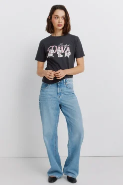 Springfield Camiseta manga corta disney^Mujer Camisetas