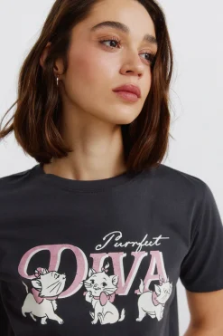 Springfield Camiseta manga corta disney^Mujer Camisetas