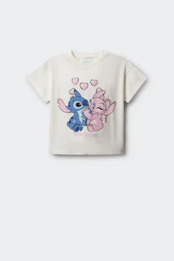 Springfield Kids Camiseta manga corta Lilo & Stich ni&ntilde;a^Niños Camisetas