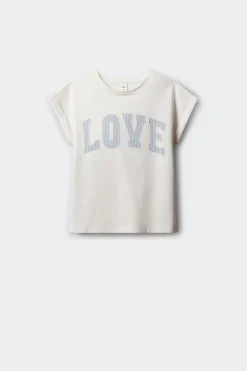 Springfield Kids Camiseta manga corta love niña^Niños Camisetas