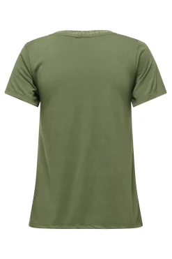 JDY Camiseta manga corta lurex^Mujer Camisetas