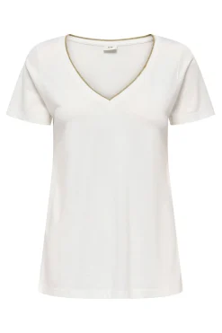 JDY Camiseta manga corta lurex^Mujer Camisetas