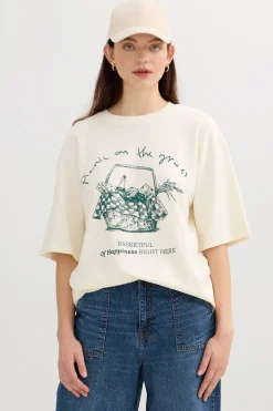 Inside Camiseta manga corta print^Mujer Camisetas