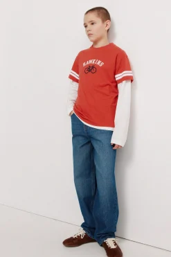 Springfield Kids Camiseta manga corta rayas ni&ntilde;o^Niños Camisetas