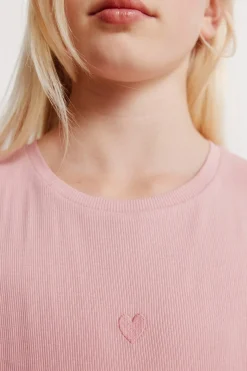 Springfield Kids Camiseta manga corta rib niña^Niños Camisetas