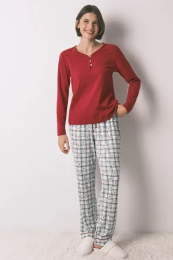 Women'secret Camiseta manga larga 100% algod&oacute;n^Mujer Pijamas