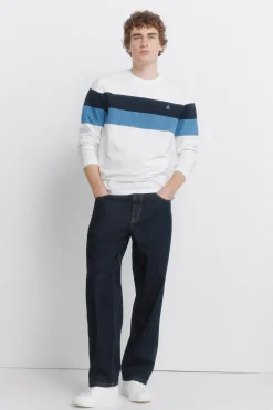 Springfield Camiseta manga larga piqu&eacute; cortes^Hombre Camisetas