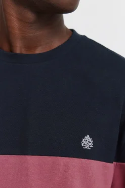 Springfield Camiseta manga larga piqu&eacute; bloques^Hombre Camisetas