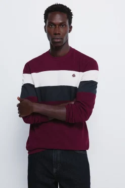 Springfield Camiseta manga larga piqu&eacute; cortes^Hombre Camisetas