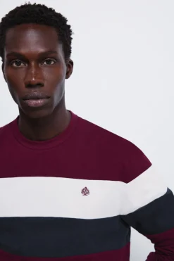 Springfield Camiseta manga larga piqu&eacute; cortes^Hombre Camisetas