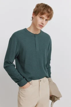 Springfield Camiseta manga larga tapeta cuadrill&eacute;^Hombre Camisetas