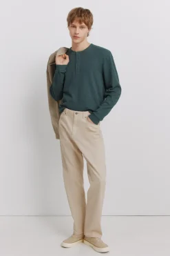 Springfield Camiseta manga larga tapeta cuadrill&eacute;^Hombre Camisetas